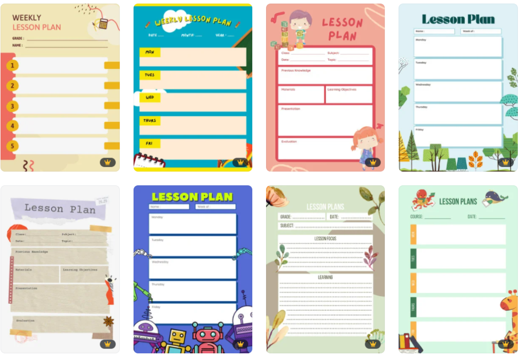 Lesson plan resources